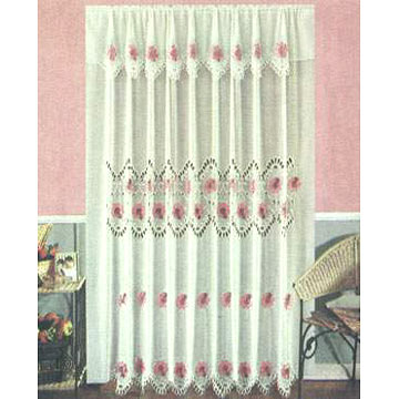 Satin Embroidery Curtains